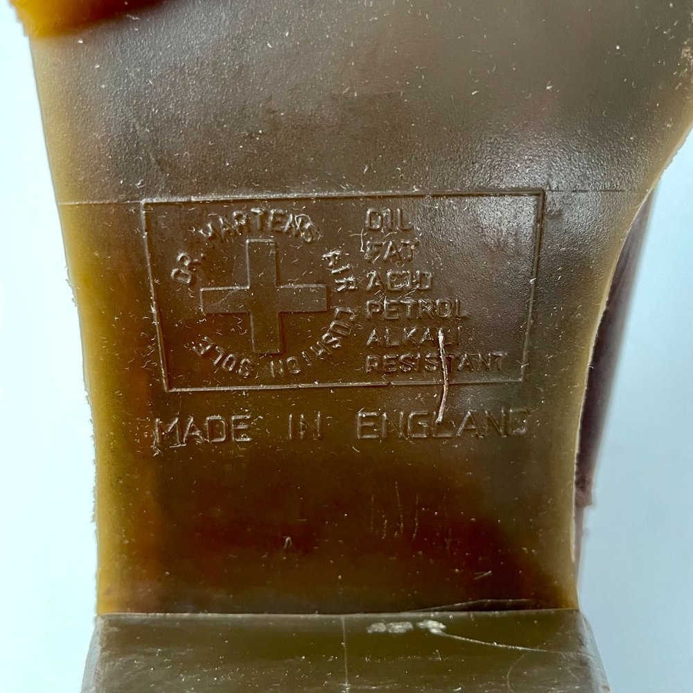 Women's Dr. Martens Cadence Heeled Brown Leather Chelsea Boots, Size 10 - Picture 8 of 11